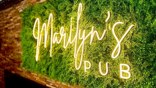 LNH Logo custom neon sign with UV print