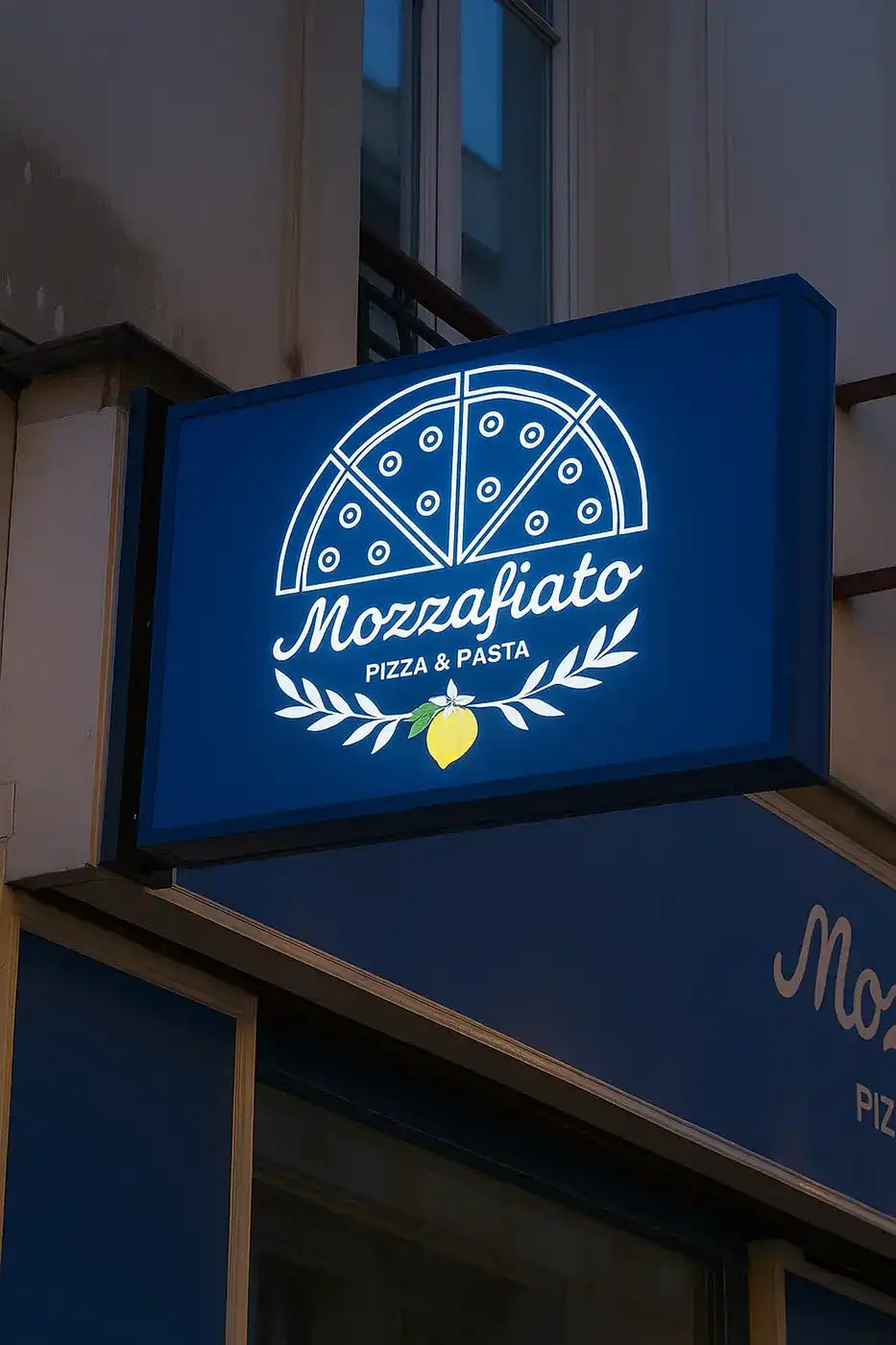 שלט דגל מואר